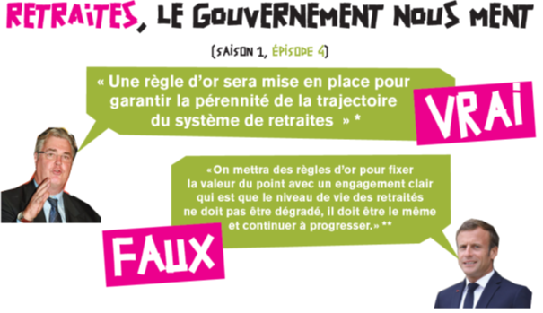 Retraites : le gouvernement nous ment, épisode N°4