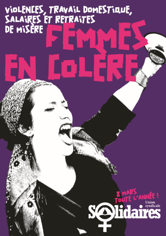 Communiqué de Solidaires: féministes et en colère