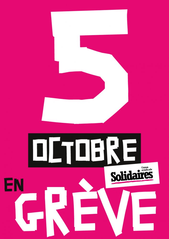 Le 5 octobre en grève et en manifestation